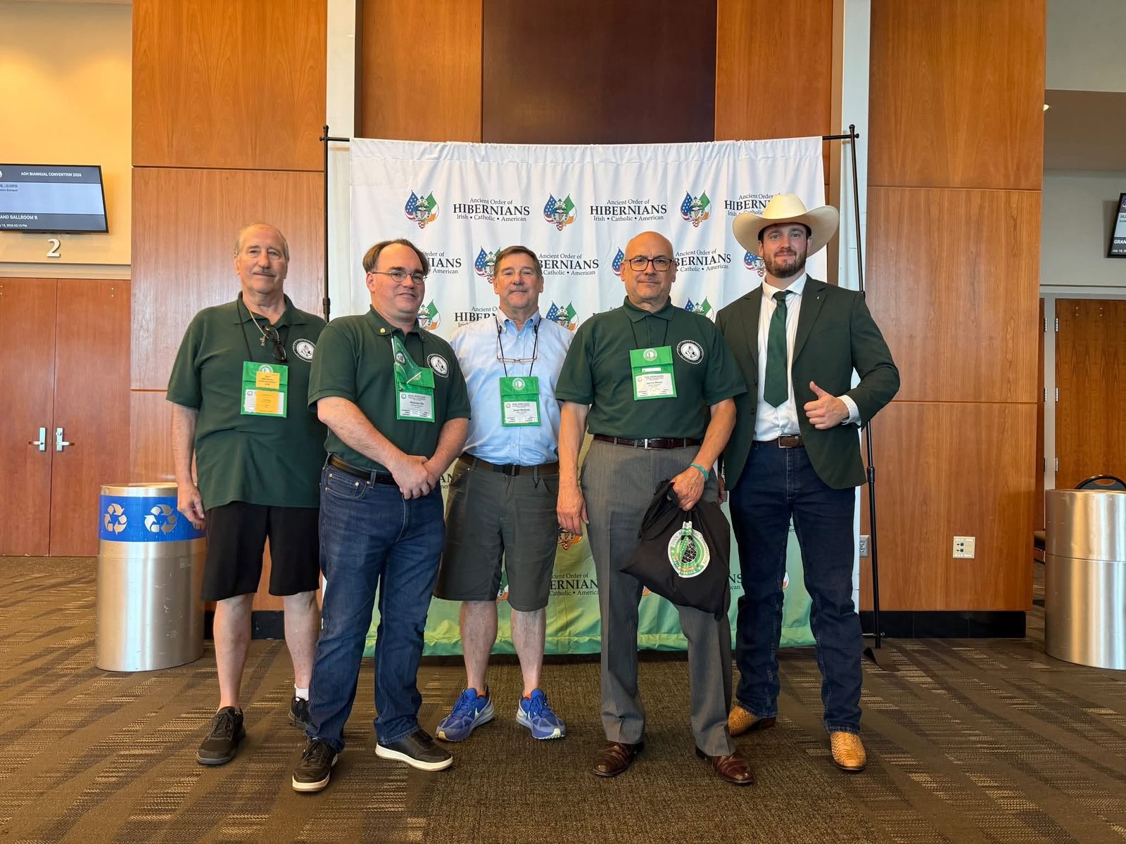 AOH DFW members at an event